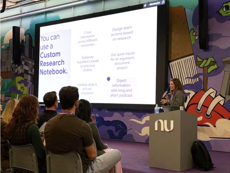 Presenting research insights at Nubank