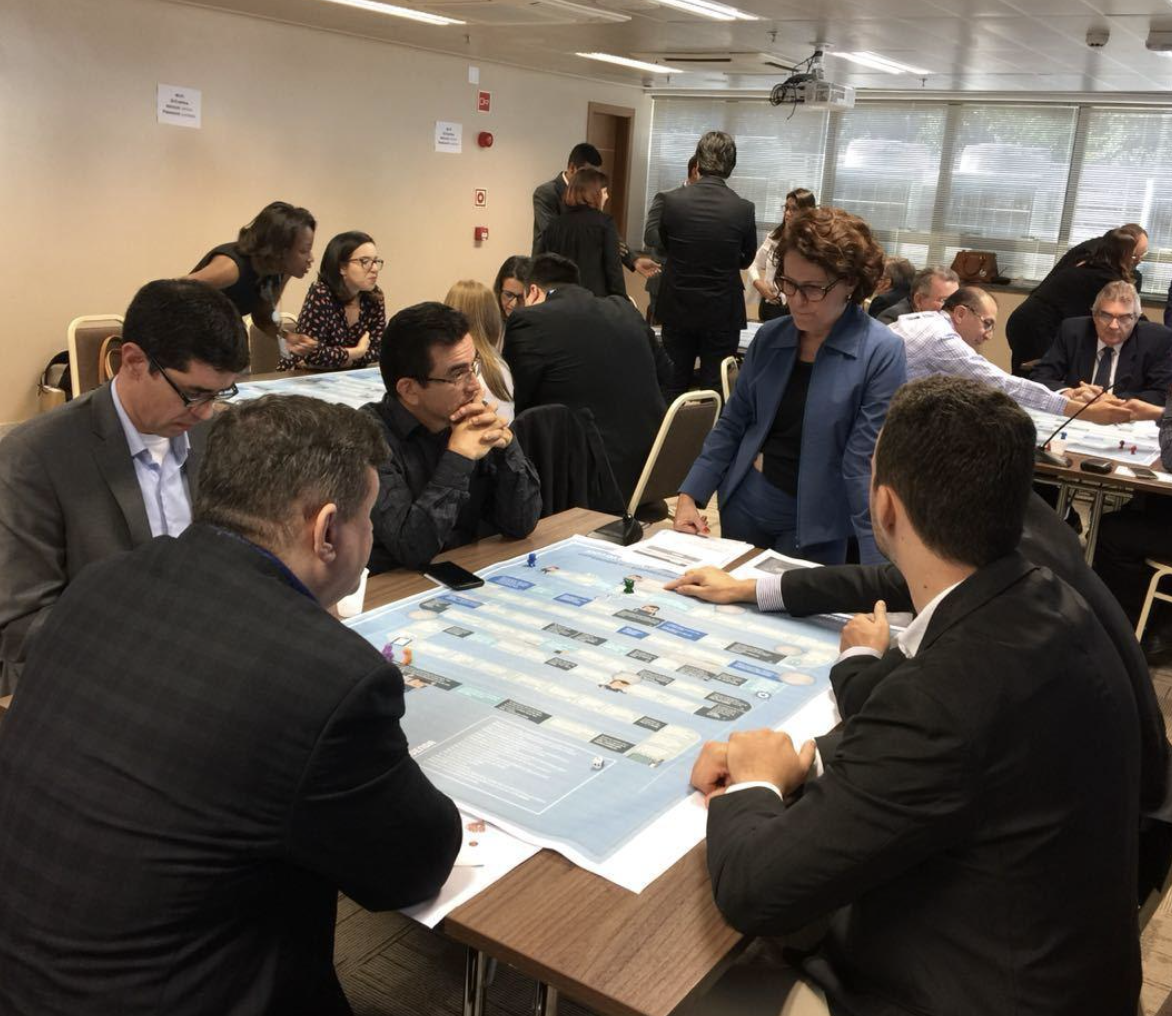 Leading workshop session